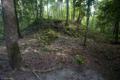 Structure near the south pyramid in Tintal