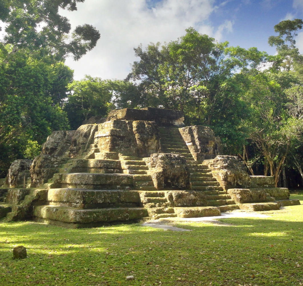 Uaxactún Pyramid on Watch Day